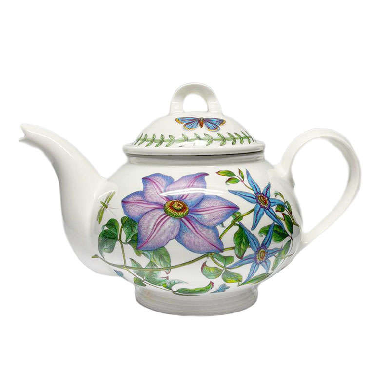 Portmeirion Purple Flower Tea Pot Botanic Garden