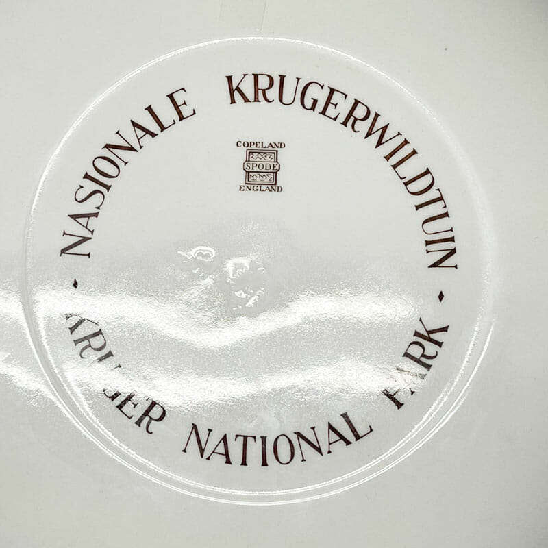Rare Copeland Spode Kruger National Park Lioness With Cubs Plate
