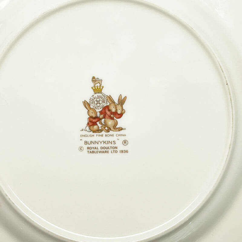 Royal Doulton Bunnykins Ticket Queue Hot Plate