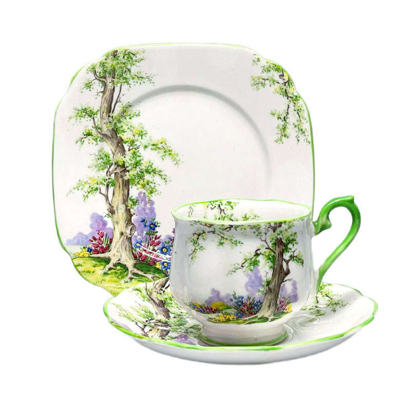 Royal Albert Greenwood Tree Tea Trio