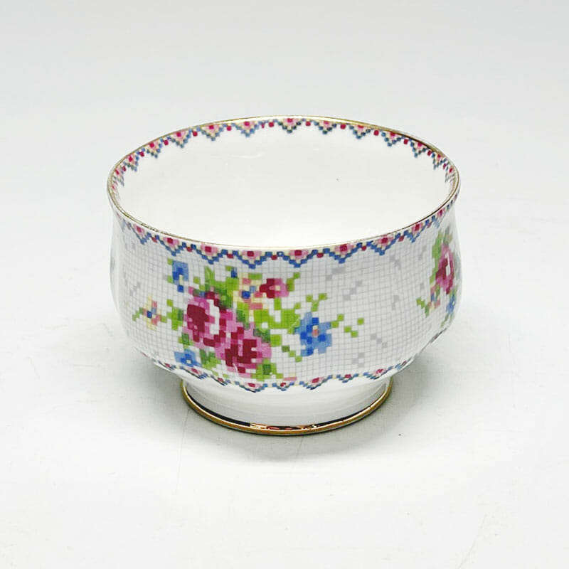 Royal Albert Petit Point Coffee Sugar Bowl