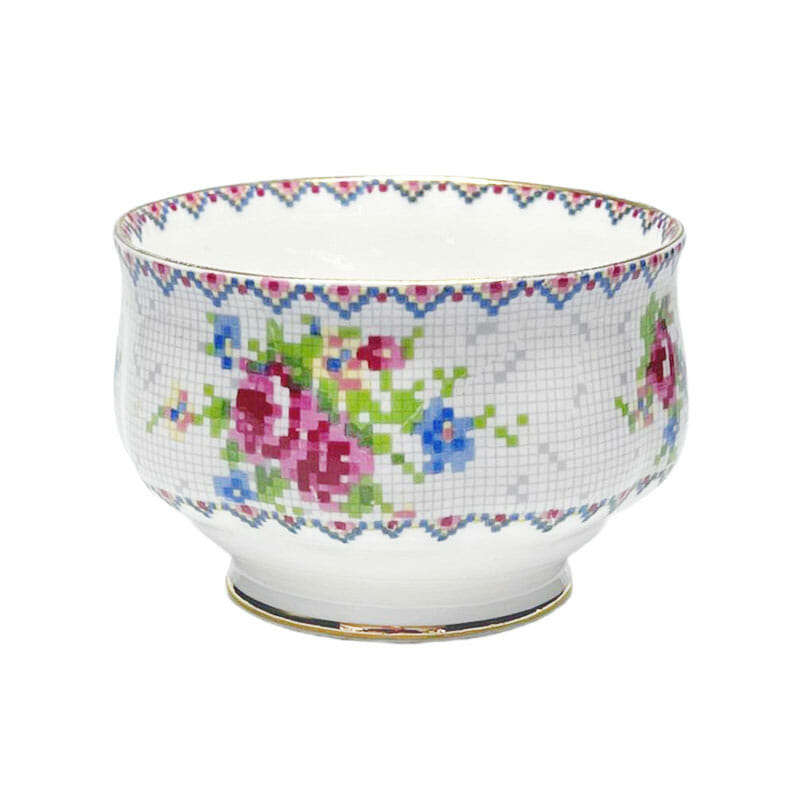 Royal Albert Petit Point Coffee Sugar Bowl
