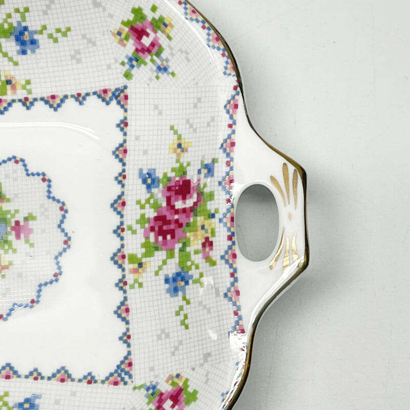 Royal Albert Petit Point Square Tab Handle Bon Bon