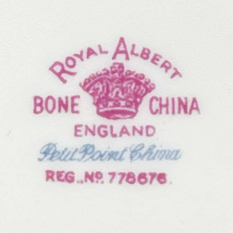 Royal Albert Petit Point Square Tab Handle Bon Bon