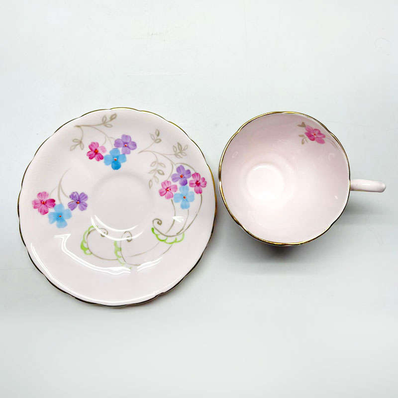 Tuscan China Spring Floral Demitasse Duo