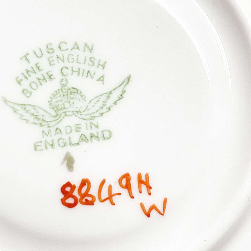 Tuscan China Spring Floral Demitasse Duo