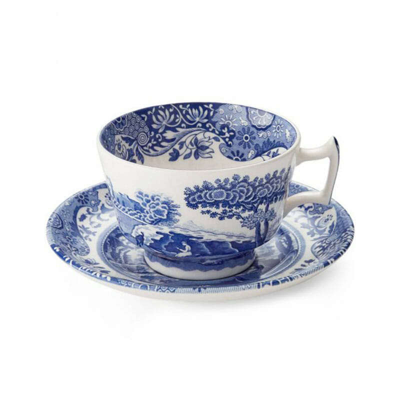 Copeland Spode Blue Italian Tea Duo