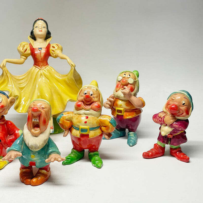 Rare Wade Snow White And The Seven Dwarfs Figurines