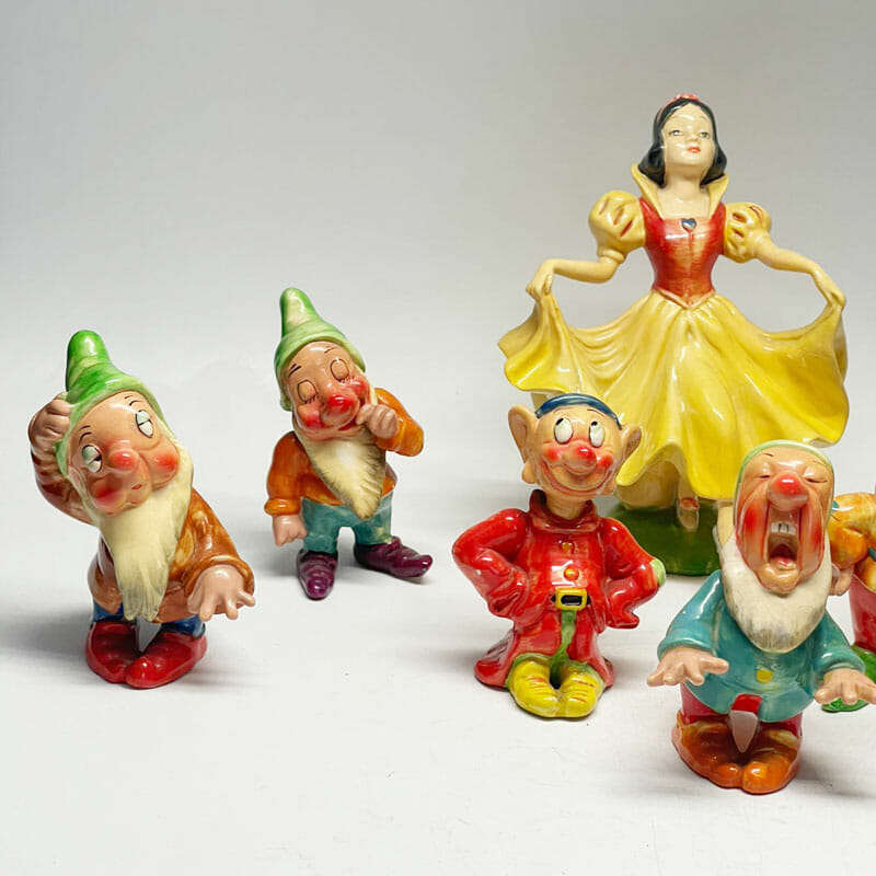 Rare Wade Snow White And The Seven Dwarfs Figurines
