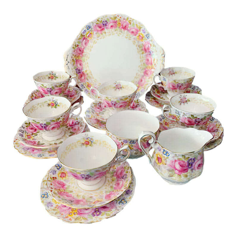 Royal Albert Serena Tea Service 21 piece