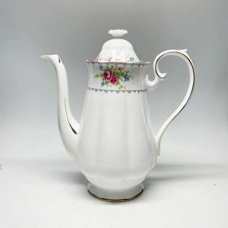 Royal Albert Petit Point Coffee Pot