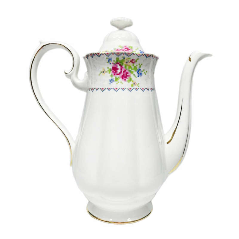 Royal Albert Petit Point Coffee Pot