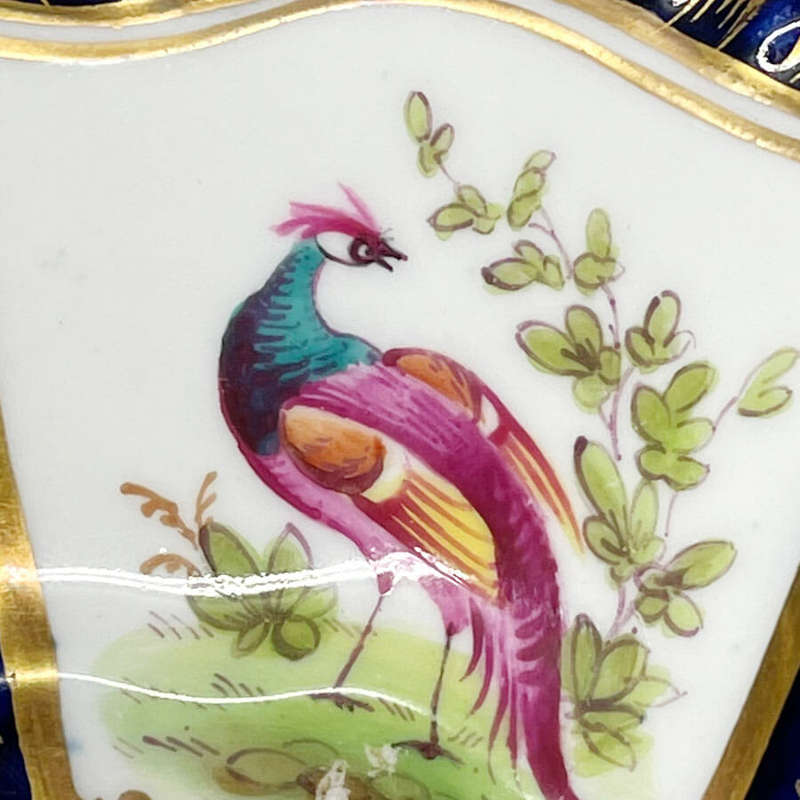 Crown Staffordshire Hand Painted Gilded Fruit Bowl 1906