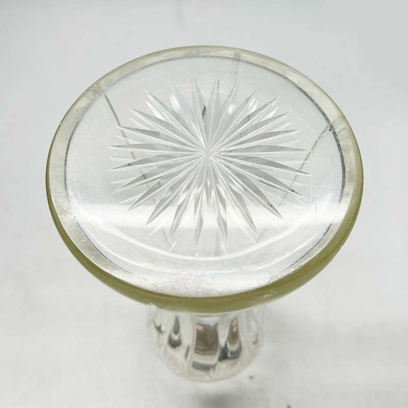 Cut Glass Decanter With Silver Mount For Chester 1907