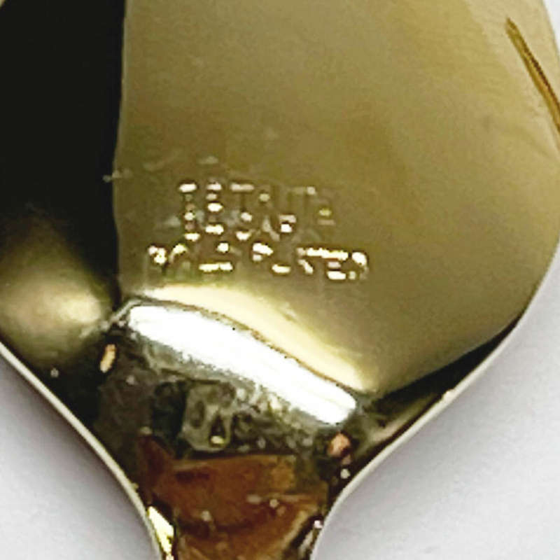 Eetrite 24ct Gold Plated Royal Albert Moss Rose Tea Spoons