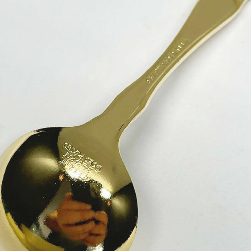 Eetrite 24ct Gold Plated Royal Albert Moss Rose Sugar Spoon