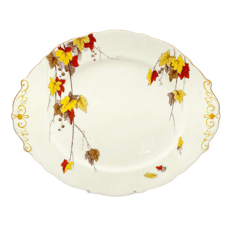 Paragon Tea Cake Plate L' Autumne 1952