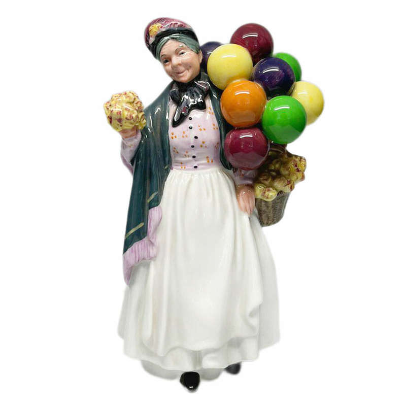 Royal Doulton Figurine  Biddy Penny Farthing 1843