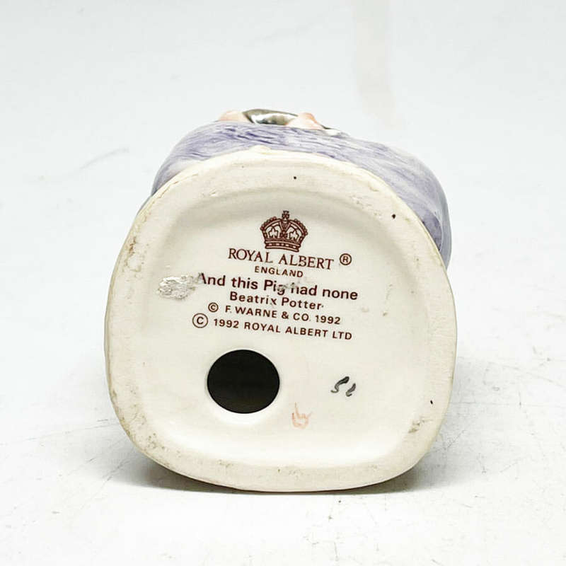Royal Albert Beatrix Potter And This Pig Had None BP6b
