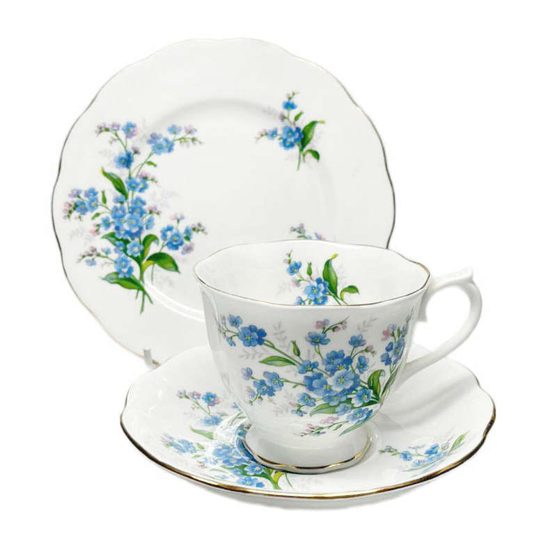 Royal Albert Forget Me Not Tea Trio