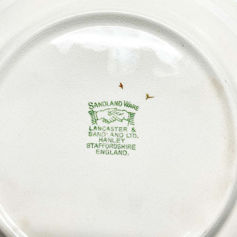 Sandland Ware In An Old World Garden Cake Plate