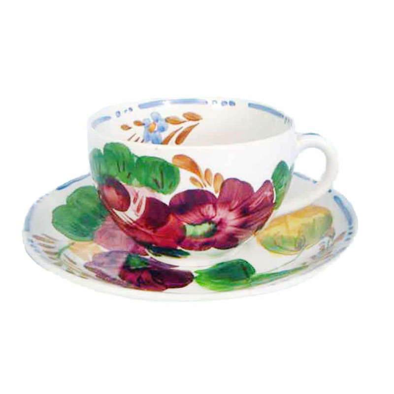 Belle Fiore Simpsons Breakfast Cup And Saucer
