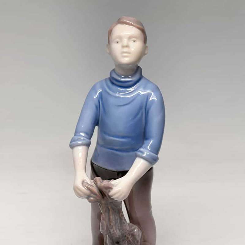 Bing And Grondahl Fishing Net Boy 2338