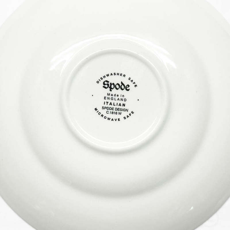 Blue Italian Spode Tea Duo Black Marking