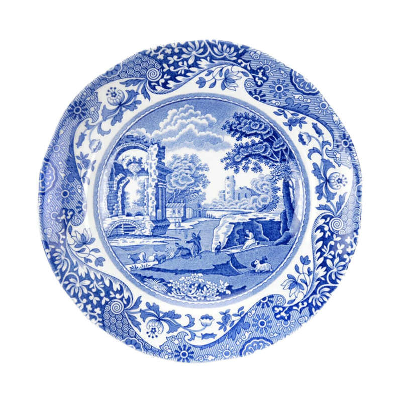 Copeland Spode Blue Italian Tea Cake Plate
