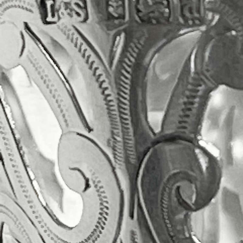 Hallmarked Silver Pierced Basket 1903