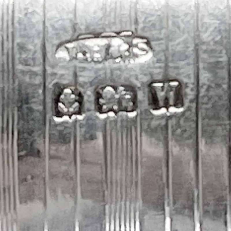 Hallmarked Silver Serviette Ring Birm 1946