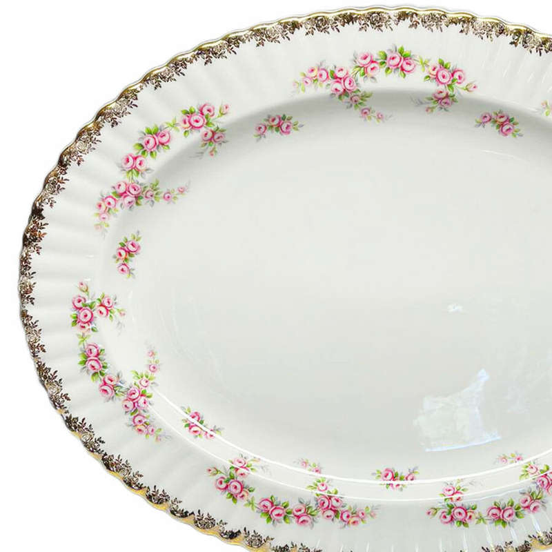 Royal Albert Dimity Rose  Platter 41cm