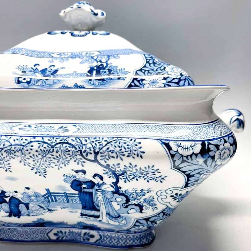 Booths Ming Blue and White Soup Toureen
