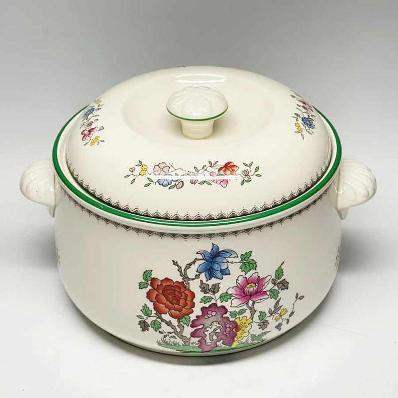 Copeland Spode Chinese Rose Round Casserole