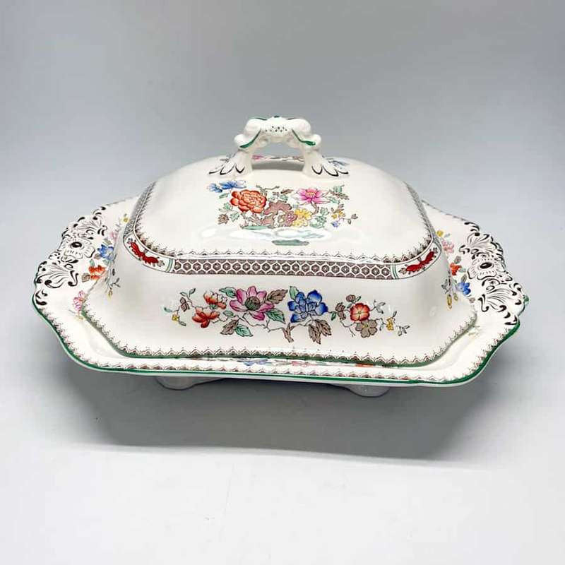 Copeland Spode Chinese Rose Vegetable Bowl