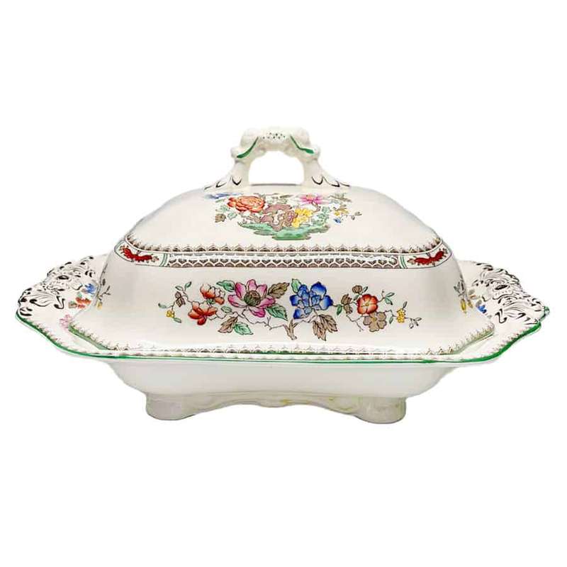 Copeland Spode Chinese Rose Vegetable Bowl