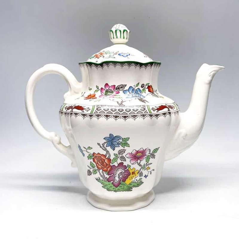Copeland Spode Chinese Rose Coffee Pot
