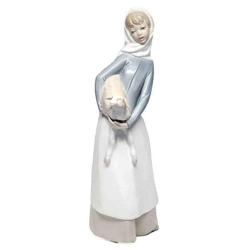 Lladro Girl With Lamb 1969 to 1993
