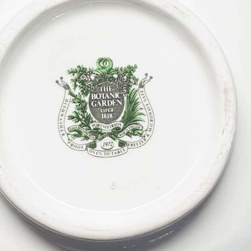Portmeirion Botanic Garden Large Salad Bowl Blue Passion Flower