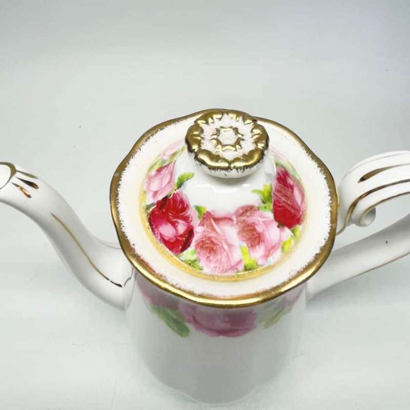 Royal Albert Old English Rose Coffee Pot