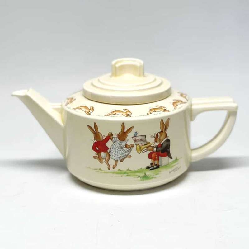Royal Doulton Bunnykins Plays Trumpet Music Casino Tea Pot