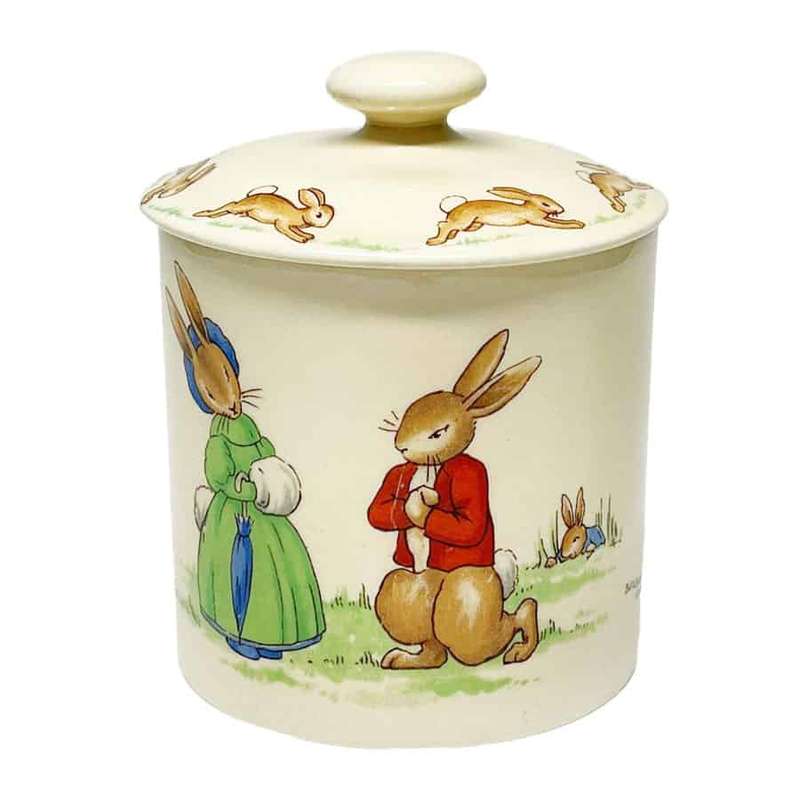 Royal Doulton Bunnykins Proposal Lidded Preserve Jar
