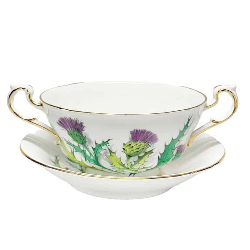 Roslyn China Queen Of The Highlands Soup Coupe