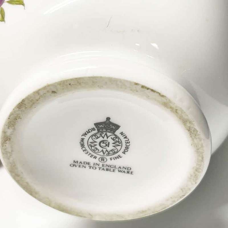 Royal Worcester Pink Rose Egg Coddler Medium