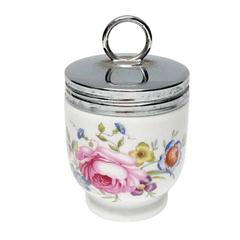 Royal Worcester Pink Rose Egg Coddler