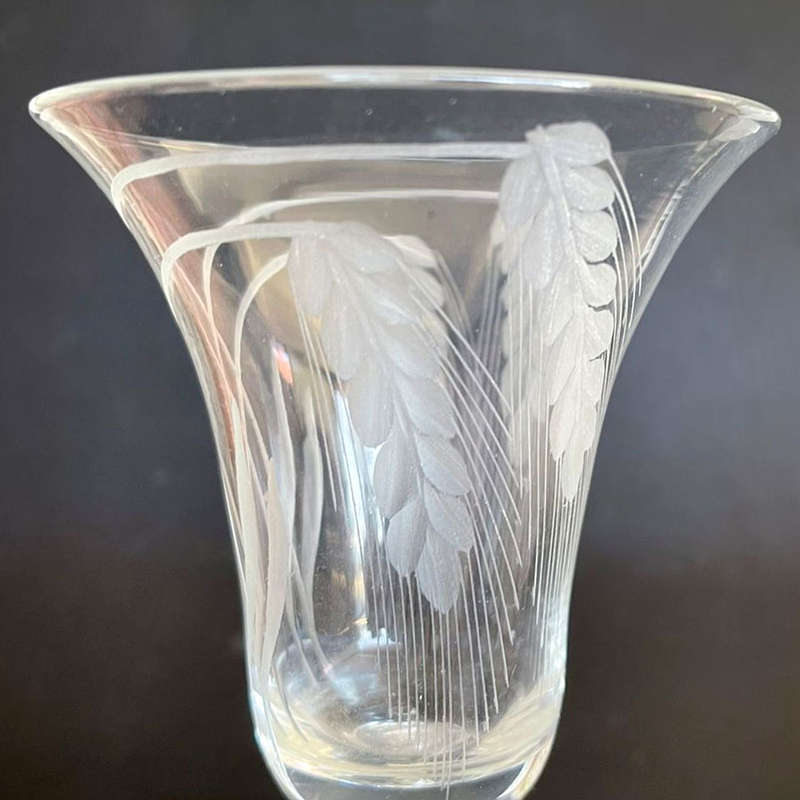 Antique 18th Century Georgian Air Twist Wine Glass c1750