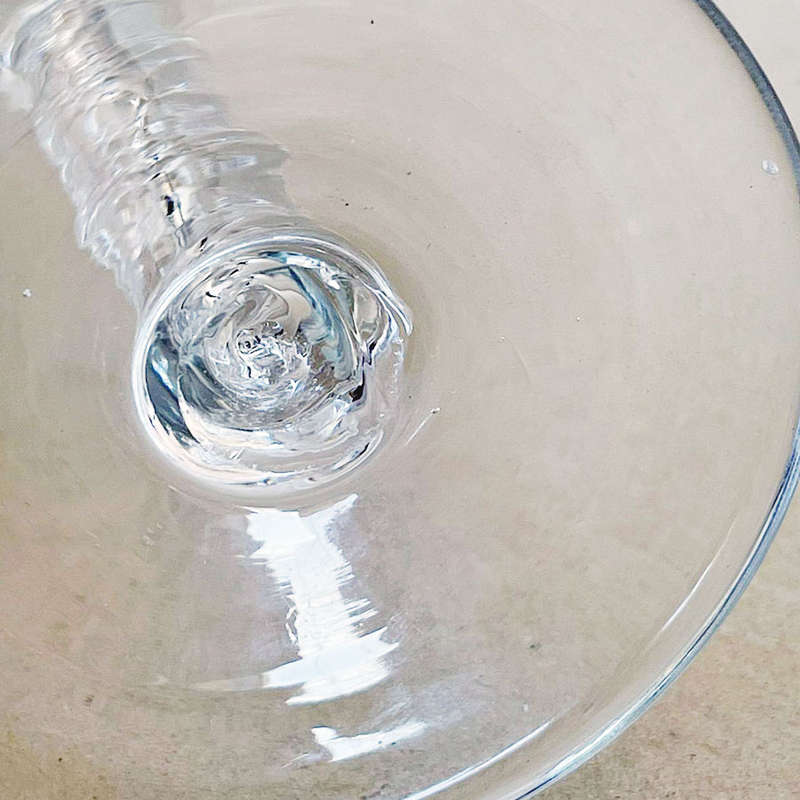 Antique 18th Century Georgian Air Twist Wine Glass c1750