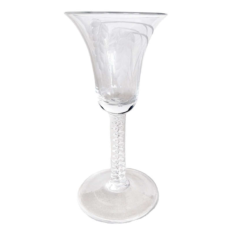 Antique 18th Century Georgian Air Twist Wine Glass c1750