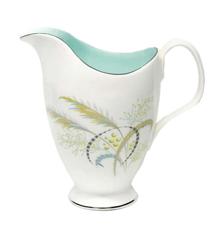 Royal Albert Festival Tea Milk Jug Turquoise Blue