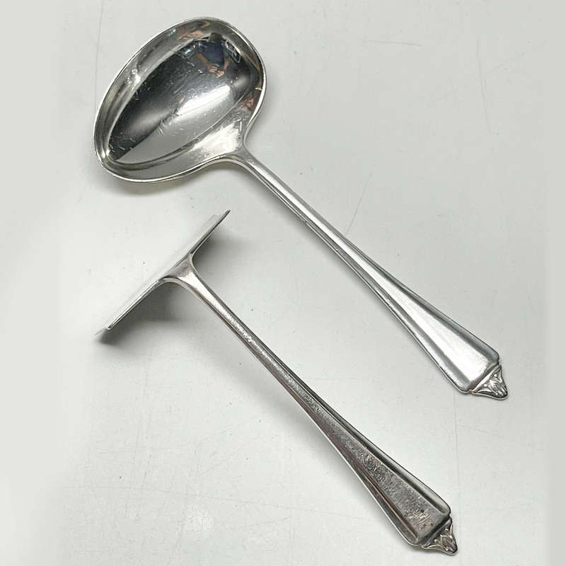 Hallmarked Silver Christening Set Birmingham 1949
